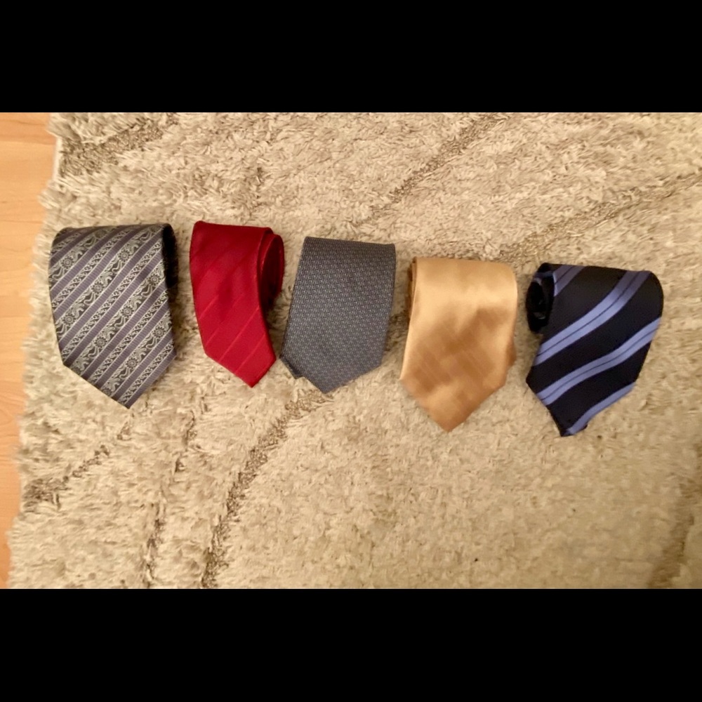 Men’s silk tie bundle - Picture 1 of 4